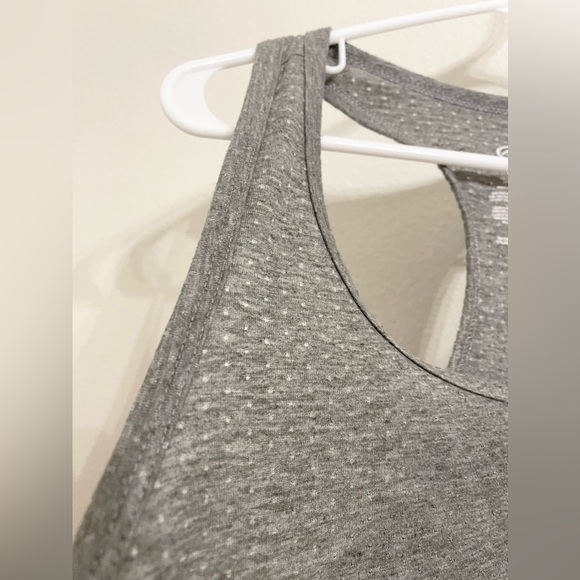 Women’s Activewear Lot Size Large 2 Leggings & 1 Mesh Tank Top Gray Danskin - Picture 5 of 8